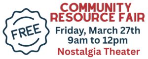 Community Resource Fair – March 27th